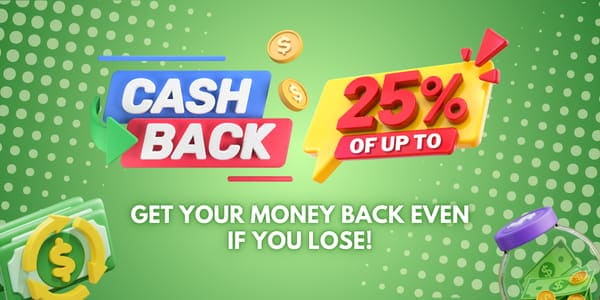 Mobile game screens on a demo promotion banner